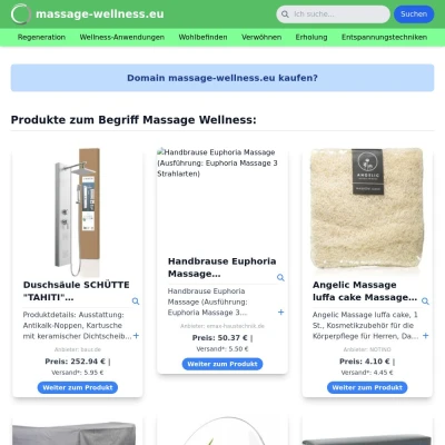 Screenshot massage-wellness.eu