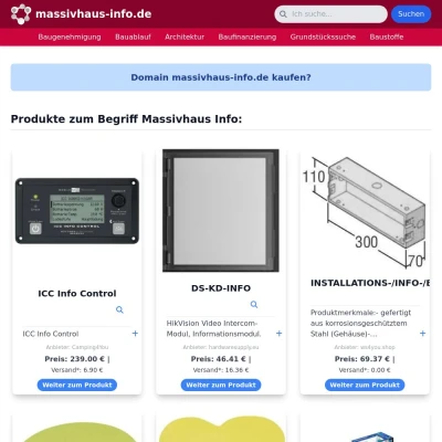 Screenshot massivhaus-info.de