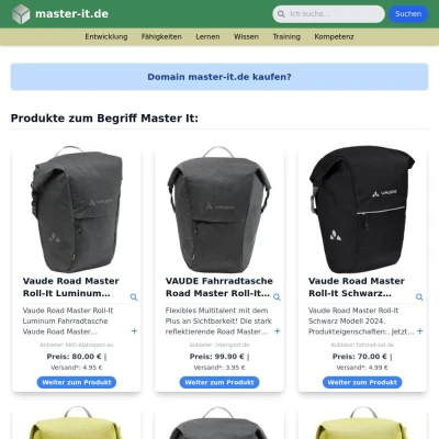 Screenshot master-it.de