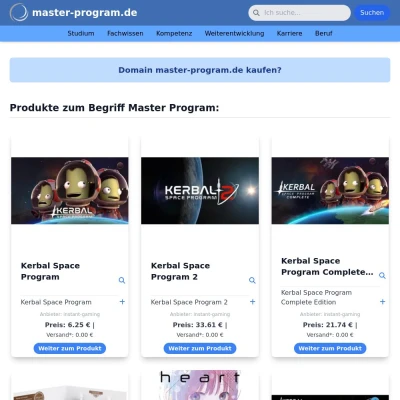 Screenshot master-program.de