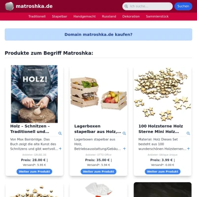 Screenshot matroshka.de