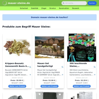 Screenshot mauer-steine.de