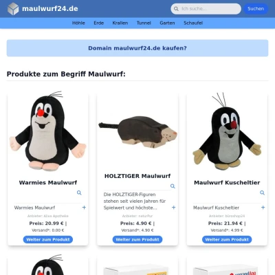 Screenshot maulwurf24.de