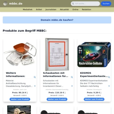 Screenshot mbbc.de