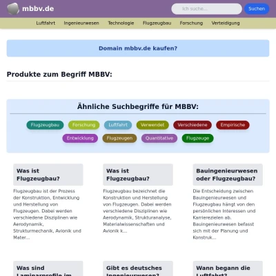 Screenshot mbbv.de