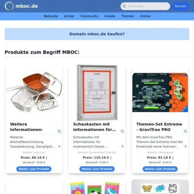 Screenshot mboc.de