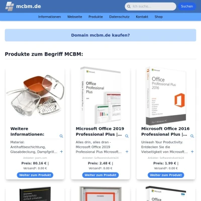 Screenshot mcbm.de