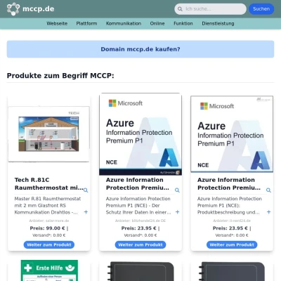 Screenshot mccp.de