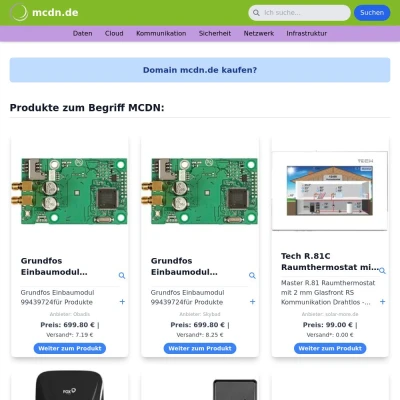 Screenshot mcdn.de