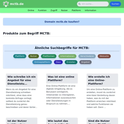 Screenshot mctb.de