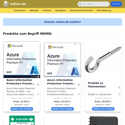 Screenshot mdmn.de