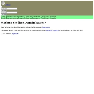 Screenshot mdss.de