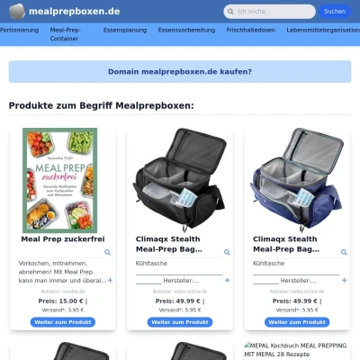 Screenshot mealprepboxen.de