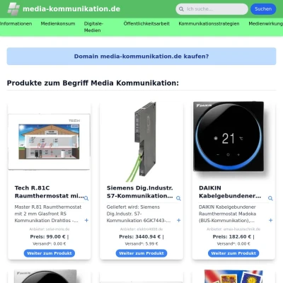 Screenshot media-kommunikation.de