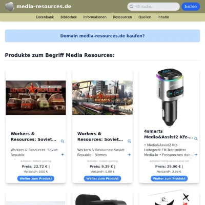 Screenshot media-resources.de