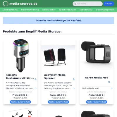 Screenshot media-storage.de