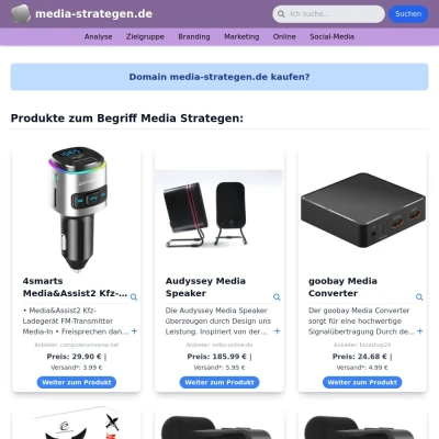 Screenshot media-strategen.de