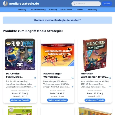 Screenshot media-strategie.de