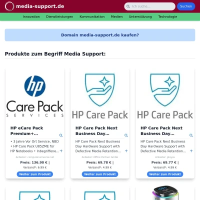 Screenshot media-support.de
