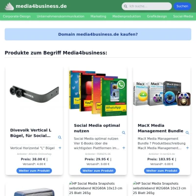 Screenshot media4business.de