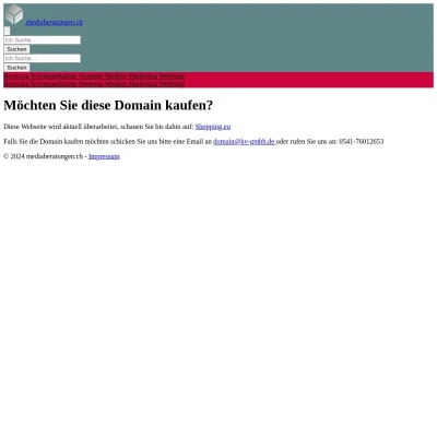 Screenshot mediaberatungen.ch