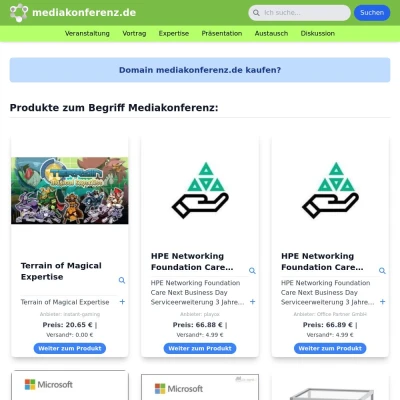 Screenshot mediakonferenz.de