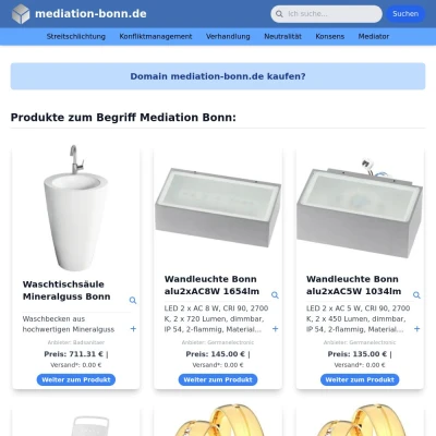 Screenshot mediation-bonn.de