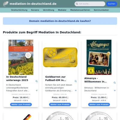 Screenshot mediation-in-deutschland.de