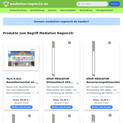 Screenshot mediation-region10.de