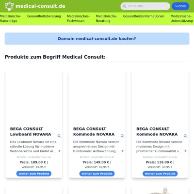 Screenshot medical-consult.de