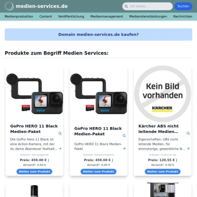 Screenshot medien-services.de