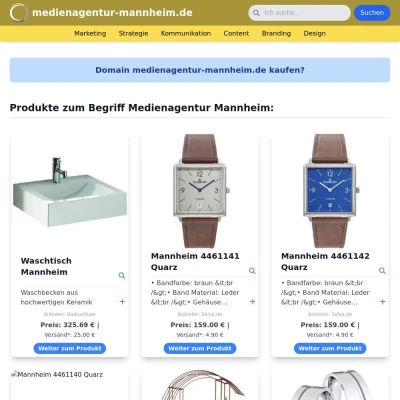 Screenshot medienagentur-mannheim.de