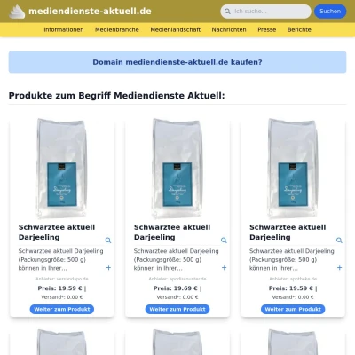 Screenshot mediendienste-aktuell.de
