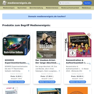 Screenshot medienereignis.de