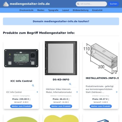 Screenshot mediengestalter-info.de