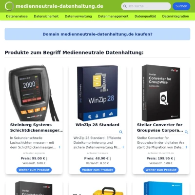Screenshot medienneutrale-datenhaltung.de