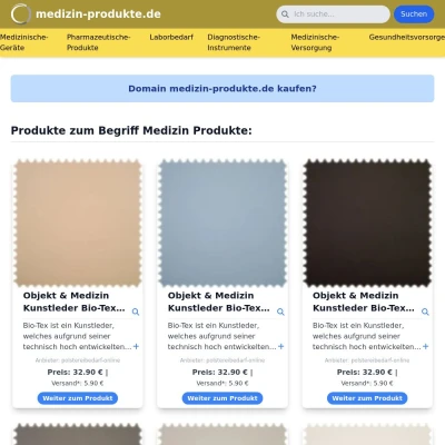 Screenshot medizin-produkte.de