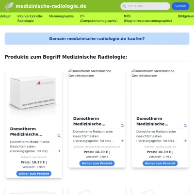 Screenshot medizinische-radiologie.de