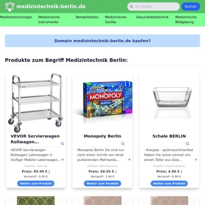 Screenshot medizintechnik-berlin.de