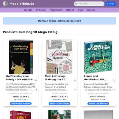 Screenshot mega-erfolg.de