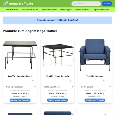Screenshot mega-traffic.de