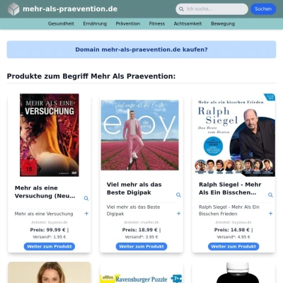 Screenshot mehr-als-praevention.de