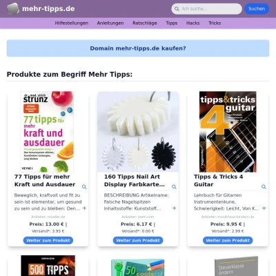 Screenshot mehr-tipps.de