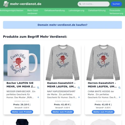 Screenshot mehr-verdienst.de