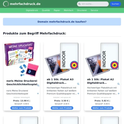 Screenshot mehrfachdruck.de