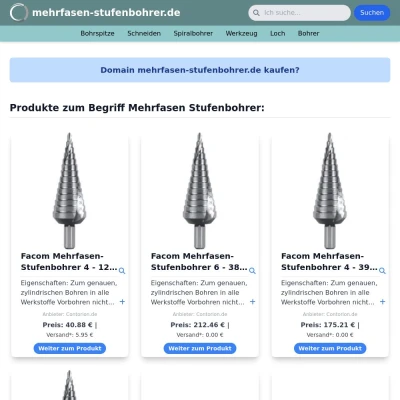 Screenshot mehrfasen-stufenbohrer.de