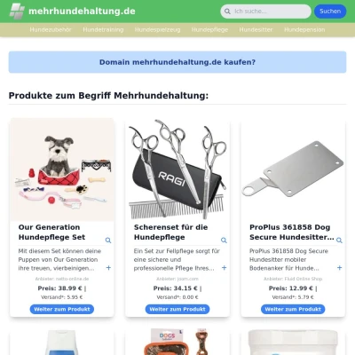 Screenshot mehrhundehaltung.de