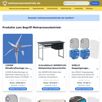 Screenshot mehrprozessbetrieb.de