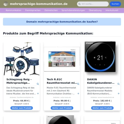 Screenshot mehrsprachige-kommunikation.de