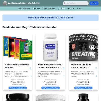 Screenshot mehrwertdienste24.de